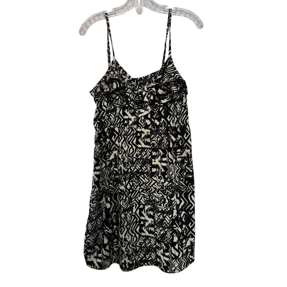 Wet Seal Y2K Black and White Print Dress